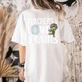 Teachers Love Brains Zombie Halloween Hilarious Women's Comfort Colors T-Shirt Back Print Ivory Teachers Love Brains Zombie Halloween Hilarious Women's Comfort Colors T-Shirt Back Print Ivory