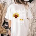 Teachers Thanksgiving Thankful For My Little Turkeys Women's Comfort Colors T-Shirt Back Print Ivory Teachers Thanksgiving Thankful For My Little Turkeys Women's Comfort Colors T-Shirt Back Print Ivory