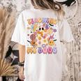Teaching My Boos Ghost Halloween Costumes Teacher Men Women Women's Comfort Colors T-Shirt Back Print Ivory Teaching My Boos Ghost Halloween Costumes Teacher Men Women Women's Comfort Colors T-Shirt Back Print Ivory
