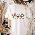 Teaching My Boos Ghost Teacher Halloween Spooky Educator Women's Comfort Colors T-Shirt Back Print Ivory Teaching My Boos Ghost Teacher Halloween Spooky Educator Women's Comfort Colors T-Shirt Back Print Ivory