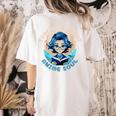 Teaching Heart Anime Soul Teacher Otaku Manga Women's Comfort Colors T-Shirt Back Print Ivory