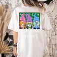 Teaching My Little Gnomies With Gnome For Teacher Women Women's Comfort Colors T-Shirt Back Print Ivory