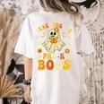 Teaching My Pre-K Boos Crew Teachers Halloween Ghost Women's Comfort Colors T-Shirt Back Print Ivory Teaching My Pre-K Boos Crew Teachers Halloween Ghost Women's Comfort Colors T-Shirt Back Print Ivory