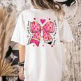 Teaching Is A Work Of Heart Pencil Bow Teacher Valentine Women's Comfort Colors T-Shirt Back Print Ivory Teaching Is A Work Of Heart Pencil Bow Teacher Valentine Women's Comfort Colors T-Shirt Back Print Ivory