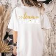 Team 6th Grade Hello Sixth Grade Crew Squad Teacher Kids Women's Comfort Colors T-Shirt Back Print Ivory