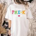 Team Pre-K Shirt PreSchool Teacher Student Back To School Women's Comfort Colors T-Shirt Back Print Ivory Team Pre-K Shirt PreSchool Teacher Student Back To School Women's Comfort Colors T-Shirt Back Print Ivory