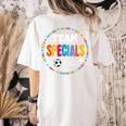 TEAM Specials Teacher TRIBE Squad Back To Primary School Women's Comfort Colors T-Shirt Back Print Ivory TEAM Specials Teacher TRIBE Squad Back To Primary School Women's Comfort Colors T-Shirt Back Print Ivory