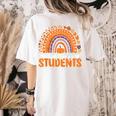 Thankful For My Students Teacher Thanksgiving School Fall Women's Comfort Colors T-Shirt Back Print Ivory Thankful For My Students Teacher Thanksgiving School Fall Women's Comfort Colors T-Shirt Back Print Ivory