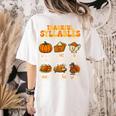 Thankful Syllables Teacher Thanksgiving Educational Kids Women's Comfort Colors T-Shirt Back Print Ivory Thankful Syllables Teacher Thanksgiving Educational Kids Women's Comfort Colors T-Shirt Back Print Ivory