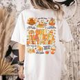Thanksgiving One Thankful Art Teacher Fall Groovy Men Women Women's Comfort Colors T-Shirt Back Print Ivory Thanksgiving One Thankful Art Teacher Fall Groovy Men Women Women's Comfort Colors T-Shirt Back Print Ivory