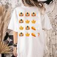 Thanksgiving Order Of Operations Quiz Math Teacher Life Women's Comfort Colors T-Shirt Back Print Ivory