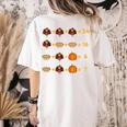 Thanksgiving Order Of Operations Turkey Quiz Math Teacher Women's Comfort Colors T-Shirt Back Print Ivory