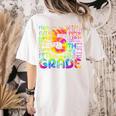 Tie Dye 5th Grade Typography Team Fifth Grade Teacher For Men Women Girls Kids Women's Comfort Colors T-Shirt Back Print Ivory Tie Dye 5th Grade Typography Team Fifth Grade Teacher For Men Women Girls Kids Women's Comfort Colors T-Shirt Back Print Ivory