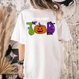 TOD Itinerant Teacher Of The Deaf Halloween ASL Interpreters Women's Comfort Colors T-Shirt Back Print Ivory TOD Itinerant Teacher Of The Deaf Halloween ASL Interpreters Women's Comfort Colors T-Shirt Back Print Ivory