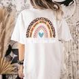 Toddler Teacher Rainbow Leopard Infant Teacher Men Women Women's Comfort Colors T-Shirt Back Print Ivory Toddler Teacher Rainbow Leopard Infant Teacher Men Women Women's Comfort Colors T-Shirt Back Print Ivory