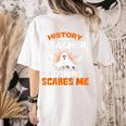 History Teacher School Shirt Halloween Educator Men Women Kids Women's Comfort Colors T-Shirt Back Print Ivory History Teacher School Shirt Halloween Educator Men Women Kids Women's Comfort Colors T-Shirt Back Print Ivory