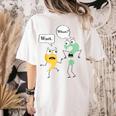 Wait What English Teacher Grammar Police Grammarian Women's Comfort Colors T-Shirt Back Print Ivory Wait What English Teacher Grammar Police Grammarian Women's Comfort Colors T-Shirt Back Print Ivory