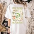 Weird Teachers Build Character Frog Reading Book Librarian Women's Comfort Colors T-Shirt Back Print Ivory Weird Teachers Build Character Frog Reading Book Librarian Women's Comfort Colors T-Shirt Back Print Ivory