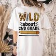 Wild About 2Nd Grade School Grade Teacher Women's Comfort Colors T-Shirt Back Print Ivory Wild About 2Nd Grade School Grade Teacher Women's Comfort Colors T-Shirt Back Print Ivory