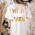Wild About Math Cute Teacher Student Math Club Women's Comfort Colors T-Shirt Back Print Ivory Wild About Math Cute Teacher Student Math Club Women's Comfort Colors T-Shirt Back Print Ivory