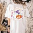 Will Trade Students For Candy Halloween Teacher Women's Comfort Colors T-Shirt Back Print Ivory Will Trade Students For Candy Halloween Teacher Women's Comfort Colors T-Shirt Back Print Ivory
