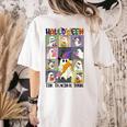 Women Halloween The Teacher Tour Ghosts Pencil Pumpkins Women's Comfort Colors T-Shirt Back Print Ivory Women Halloween The Teacher Tour Ghosts Pencil Pumpkins Women's Comfort Colors T-Shirt Back Print Ivory