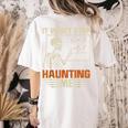 I Won't Stop Haunting Me Skeleton 6 7 Meme Teachers Women's Comfort Colors T-Shirt Back Print Ivory