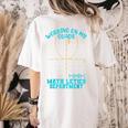 Working On My Quads Algebra Math Teacher Humor Women's Comfort Colors T-Shirt Back Print Ivory Working On My Quads Algebra Math Teacher Humor Women's Comfort Colors T-Shirt Back Print Ivory
