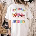 The World Needs All Kinds Of Minds Special Education Teacher Women's Comfort Colors T-Shirt Back Print Ivory The World Needs All Kinds Of Minds Special Education Teacher Women's Comfort Colors T-Shirt Back Print Ivory