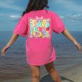 100 Days Of School Preppy 100th Day Of School Teacher Kids Women's Comfort Colors T-Shirt Back Print Crunchberry 100 Days Of School Preppy 100th Day Of School Teacher Kids Women's Comfort Colors T-Shirt Back Print Crunchberry