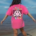 In My 1st Grade Era Smile Face Back To School Teacher Kid Women's Comfort Colors T-Shirt Back Print Crunchberry