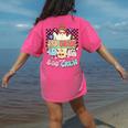 3rd Grade Boo Crew Third Grade Halloween Costume Teacher Kid Women's Comfort Colors T-Shirt Back Print Crunchberry