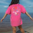 8th Grade Dream Team Eighth Grade Teacher Kid Back To School Women's Comfort Colors T-Shirt Back Print Crunchberry
