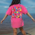 Alphabet Animals ABCs Zoo Kids Boys Girls Teacher Women's Comfort Colors T-Shirt Back Print Crunchberry