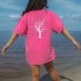 AP Calculus Algebra Tree Math Teacher Nerd Geek Women's Comfort Colors T-Shirt Back Print Crunchberry
