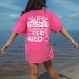 This Art Teacher Wears Red For Ed Men Women Women's Comfort Colors T-Shirt Back Print Crunchberry This Art Teacher Wears Red For Ed Men Women Women's Comfort Colors T-Shirt Back Print Crunchberry