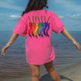 Art Teacher For Women Art Teacher Clothes Women's Comfort Colors T-Shirt Back Print Crunchberry