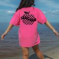 Back To School Checkered Apple Teacher Checkerboard Teacher For Men Women Girls Kids Women's Comfort Colors T-Shirt Back Print Crunchberry Back To School Checkered Apple Teacher Checkerboard Teacher For Men Women Girls Kids Women's Comfort Colors T-Shirt Back Print Crunchberry