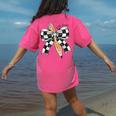 Back To School Hello Fifth Grade Teacher Coquette Pencil Bow Women's Comfort Colors T-Shirt Back Print Crunchberry Back To School Hello Fifth Grade Teacher Coquette Pencil Bow Women's Comfort Colors T-Shirt Back Print Crunchberry
