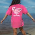Believe In Yourself YOU MATTER Teachers Big Heart Women's Comfort Colors T-Shirt Back Print Crunchberry Believe In Yourself YOU MATTER Teachers Big Heart Women's Comfort Colors T-Shirt Back Print Crunchberry
