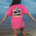 Best Theatre Art For Men Women Musical Drama Teacher Theater Women's Comfort Colors T-Shirt Back Print Crunchberry