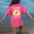 My Broom Broke So Now I Teach Math Teacher Halloween Costume For Men Women Women's Comfort Colors T-Shirt Back Print Crunchberry My Broom Broke So Now I Teach Math Teacher Halloween Costume For Men Women Women's Comfort Colors T-Shirt Back Print Crunchberry