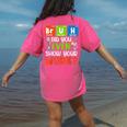 Bruh Did You Even Show Your Work For Science Teachers For Men Women Women's Comfort Colors T-Shirt Back Print Crunchberry