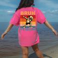 Bruh It's Field Day Teacher Happy Field Day Dabbing Boy Women's Comfort Colors T-Shirt Back Print Crunchberry Bruh It's Field Day Teacher Happy Field Day Dabbing Boy Women's Comfort Colors T-Shirt Back Print Crunchberry