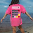 Calculator Math Teacher Halloween Costumes Women Men Adults Women's Comfort Colors T-Shirt Back Print Crunchberry Calculator Math Teacher Halloween Costumes Women Men Adults Women's Comfort Colors T-Shirt Back Print Crunchberry