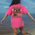 Camo Team 2nd Grade Squad Back To School Teacher Kids Boys Women's Comfort Colors T-Shirt Back Print Crunchberry