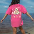 You Can't Scare Me I'm A SPED Teacher Crew Squad Halloween Women's Comfort Colors T-Shirt Back Print Crunchberry