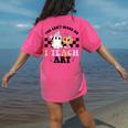 You Can't Scare Me I Teach Art Retro Teacher Ghost Halloween Women's Comfort Colors T-Shirt Back Print Crunchberry You Can't Scare Me I Teach Art Retro Teacher Ghost Halloween Women's Comfort Colors T-Shirt Back Print Crunchberry
