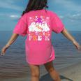 You Can't Scare Me I Teach Pre-k Halloween Teacher Women's Comfort Colors T-Shirt Back Print Crunchberry