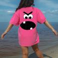 Carrot Teacher Matching Halloween Costume Women's Comfort Colors T-Shirt Back Print Crunchberry